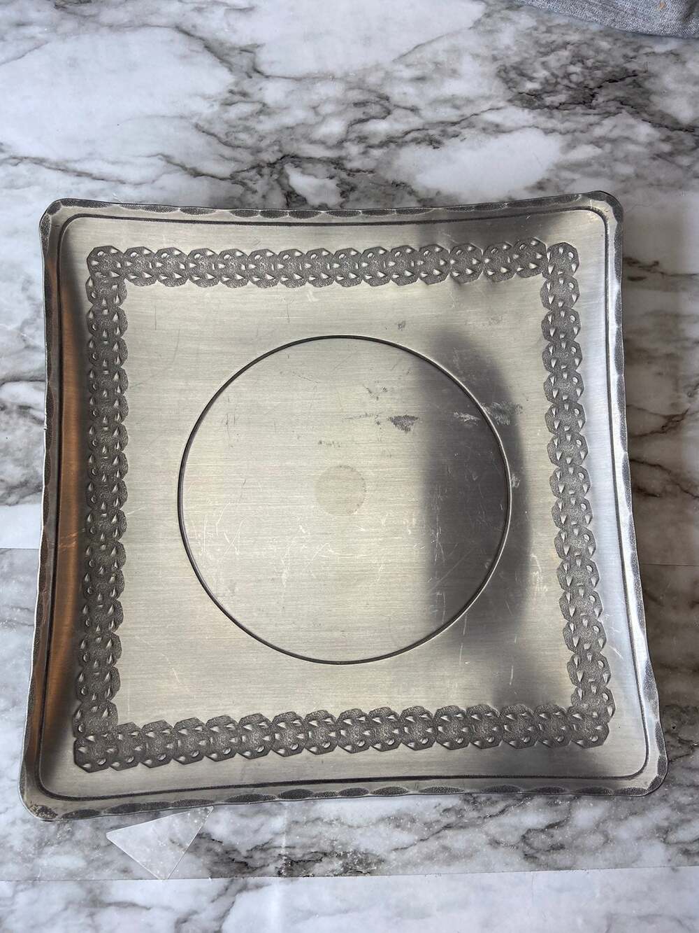 Vintage Norwegian Metal Tray